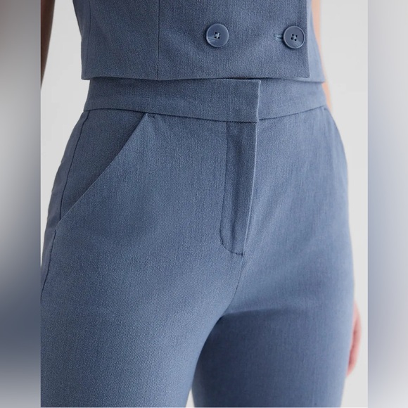 NWT Editor High Waisted Trouser Flare Pant - 10R - Picture 2 of 6